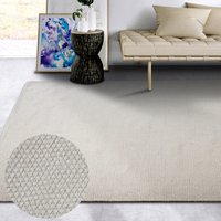 ELLE DECORATION Wollteppich "Pradesh", rechteckig, 10 mm Höhe, Handgewebt, Wolle, Natur, Läufer, Wohnzimmer, Schlafzimmer, Skandi von Elle Decoration