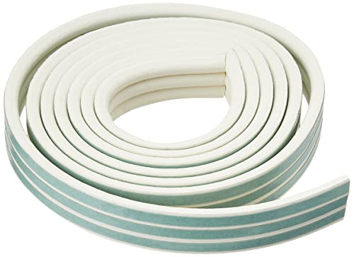 Dichtungsprofil selbstklebend, Typ D, Kunststoff weiß, 1 Stück = 7,5 Meter ; 1 Stück von Ellen