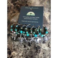 Personalisierte Weinglas Charms von EllenbeeEssentials