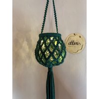 Makramee Hängelampe Laterne Boho Style Makramee Hängelampe Laterne Boho Style von EllensMakramee