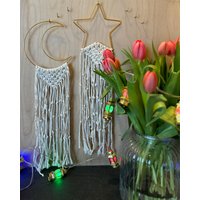 Makramee Wandbehang Mond Und Stern Makramee Wandbehang Mond Und Stern von EllensMakramee
