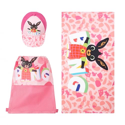 Ellepi Bing Set Strandtuch Hut Rucksack Disney (Fuchsia) von Ellepi