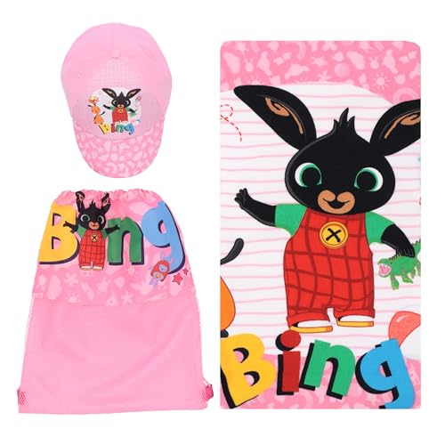 Ellepi Bing Set Strandtuch Hut Rucksack Disney (Rosa) von Ellepi