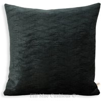 Harlekin Arkona Samt Schwarz Designer Stoff Sofa Kissen Kissenbezug Harlekin Arkona Samt Schwarz Designer Stoff Sofa Kissen Kissenbezug von ElliMaeCushions