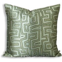 Zimmer Und Rhode Caleido Luxus Designer Silber Abstrakte Kissen Kissenbezug von ElliMaeCushions
