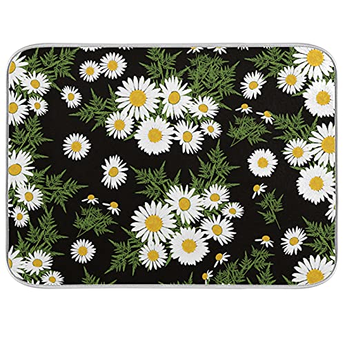 ElliTarr Daisy Floral Abtropfmatte für Küchentheke, Mikrofaser, saugfähige Abtropfmatte, kleine Küchen-Abtropfmatte, hitzebeständige Abtropfmatte für Theke, 40,6 x 45,7 cm ElliTarr Daisy Floral Abtropfmatte für Küchentheke, Mikrofaser, saugfähige Abtropfmatte, kleine Küchen-Abtropfmatte, hitzebeständige Abtropfmatte für Theke, 40,6 x 45,7 cm von ElliTarr