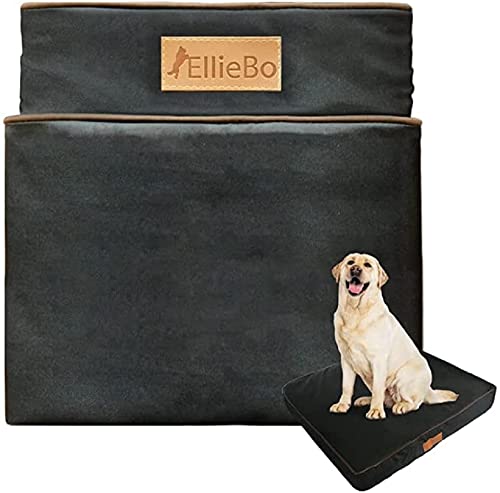 Ellie-Bo Ersatz Wasserdicht Hundebett, mittelgroß, 71 x 48 cm, schwarz von Ellie-Bo