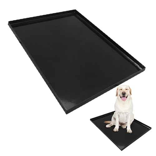 Ersatz-Bodenschale aus Metall, schwarz, für 76-cm-Hundekäfig für mittelgroße Hunde von Ellie-Bo