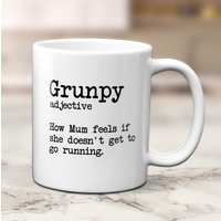 Grunpy Mum Becher Läufer Geschenk - Laufende Tasse Mama Laufen Lexikon Muttertagsgeschenk von EllieBeanPrints