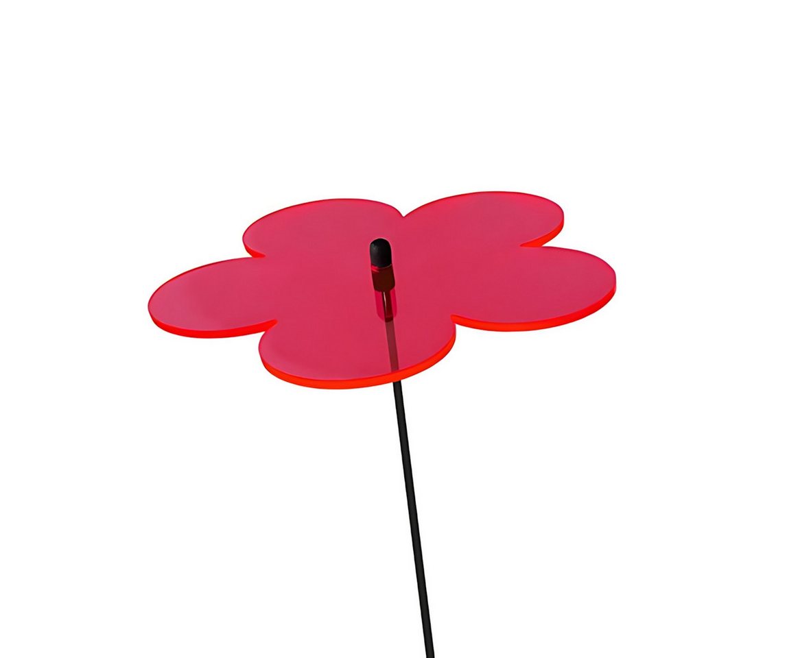 Elliot Wanddekoobjekt Elliot Lichtzauber Blume 4 cm rot mit 20 cm Stab von Elliot