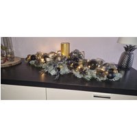Weihnachtsdeko Weihnachtliches Gesteck/Tischdeko in Schwarz - Gold Centerpiece Weihnachtsdeko Weihnachtliches Gesteck/Tischdeko in Schwarz - Gold Centerpiece von EllisHandmadeDeko