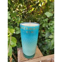 Meerjungfrau Gin Flasche Kerze Meerjungfrau Gin Flasche Kerze von EllisIlluminations