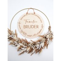 Familienschild Geschenkidee Zur Hochzeit Holzschild Namensschild Türschild Familie Home Gift von EllizShop