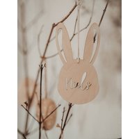 Osterhase - Ausgestanzt Holzschild Easter Bunny Holiday Gift Baby von EllizShop