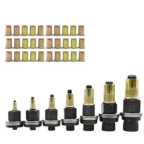 Ellniges]Blindniete Werkzeug Handnietzange M8 Nietmutter Set, Einfache Installation mit verschiedenen Größen, für dünnes Metall und professionelle Anwendung, langlebig und vielseitig von Ellniges