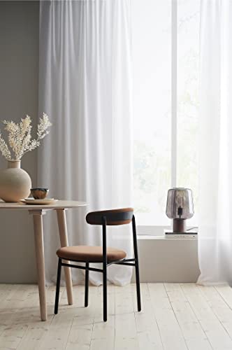 ELLOS Home Brenda Plissee Gardinen - Nachhaltige Vorhänge aus recyceltem Polyester mit Multiband-Design, OEKO-TEX® STANDARD 100 zertifiziert, GRS-zertifiziert (2er Set) - Weiß, 220 cm von ELLOS