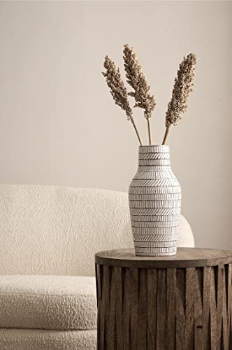 Ellos Home Vase Cream, Höhe: 34,5 cm, Farbe: Weiß von ELLOS