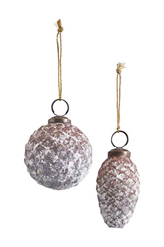 Ellos Weihnachtsbaumanhänger, Alva, Braun, 2er-Pack von Ellos Home