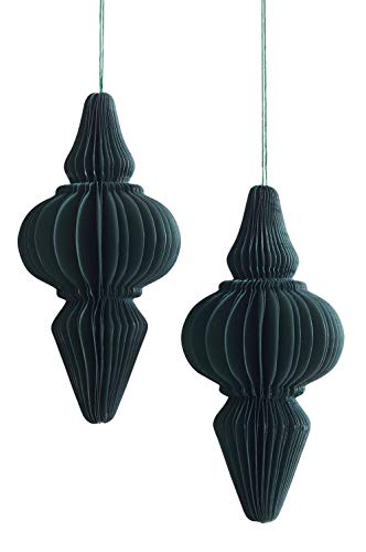 Ellos Weihnachtsbaumanhänger, Long Aria, Grün, 2er-Pack von Ellos Home