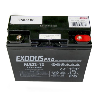 Akku 12V / 22Ah EXODUS für START TRUCK 5000/2500 ... Akku 12V / 22Ah EXODUS für START TRUCK 5000/2500 ... von Elmag