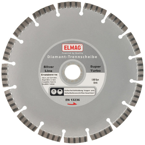 ELMAG - Diamantscheibe PREMIUM LINE - ASPHALT ø350 x 25,4mm für Fugenschneider von Elmag