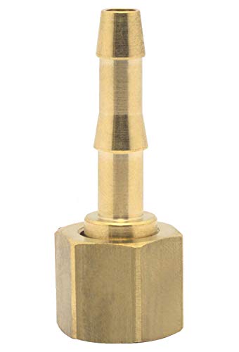 Elmag 42362 Druckluft-Schlauchtülle mit Überwurfmutter | Innengewinde 1/4 Zoll | für 9mm Schlauch von ELMAG