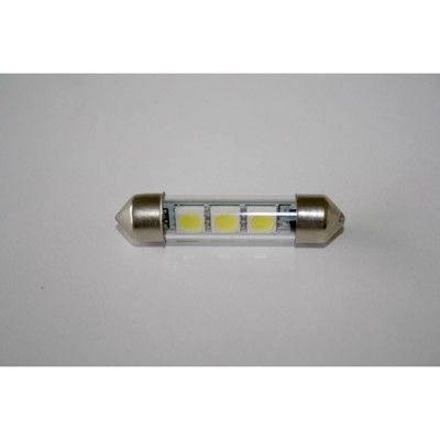 LED-Lampe Soffitte 39mm, 3x 3-Chip SMD Leds, 11,5 - 14,8V DC von Elmag