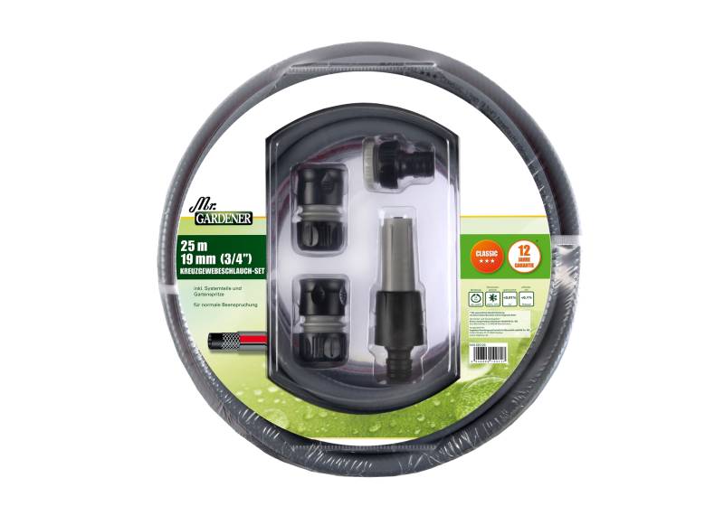 Classic Gartenschlauch Set 3/4'' 25m inkl. Arm. von Elmar Jung