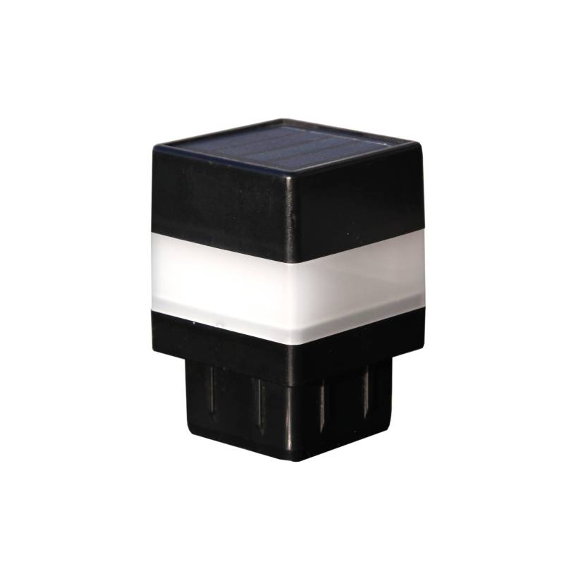 LED-Leuchte-Pfostenkappe mit Solar-Panel, 2er Set von Elmar Jung