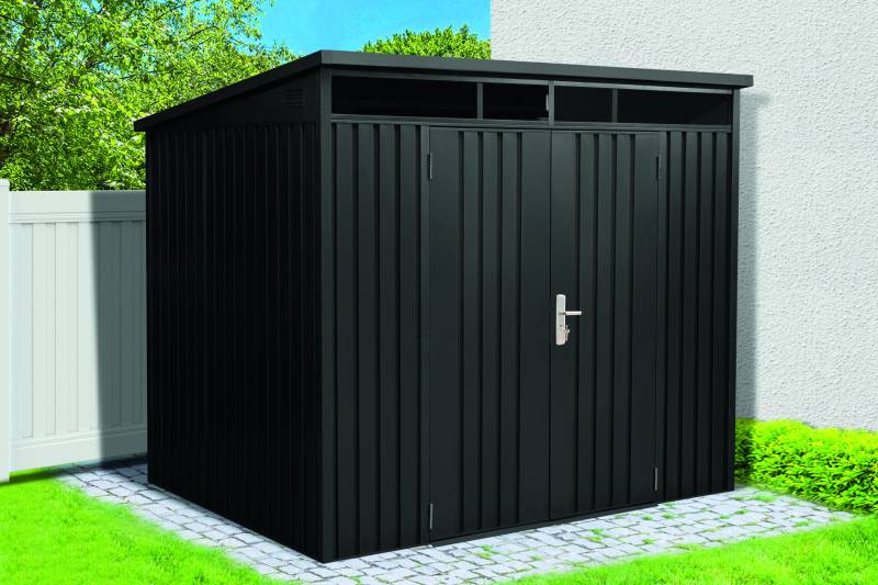 Premium Geräte-Pultdachhaus anthrazit Premium Geräte-Pultdachhaus anthrazit von Elmar Jung