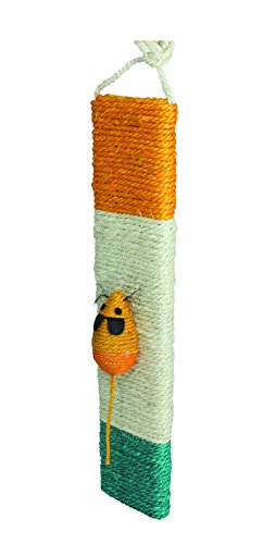 Elmato 10133 Kratzbrett für Katzen, Krallenpflege mit Spielmaus, 50cm von Elmato