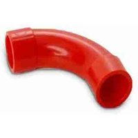 90° Bogen aus rotem abs für 25 mm Rohr 90° Bogen aus rotem abs für 25 mm Rohr von Elmo
