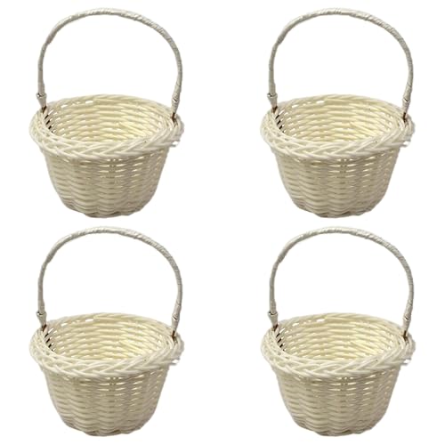 4pcs Handheld Rattankorb Set Handgewebte Körbe Event Fangen Blütenarrangements Behälter Für Tischplatten Decors Blütenkorb 4pcs Handheld Rattankorb Set Handgewebte Körbe Event Fangen Blütenarrangements Behälter Für Tischplatten Decors Blütenkorb von Elnwnnkc