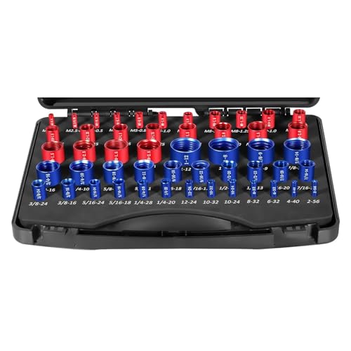 55pcs Aluminium Gewinde Überprüfung Für Standard Metrikschrauben Nutspeicher Fall Farbdifferenzierung Schnellidentatool Workshop Essentielle Schraubengewinde Größengröße Set Set 55pcs Aluminium Gewinde Überprüfung Für Standard Metrikschrauben Nutspeicher Fall Farbdifferenzierung Schnellidentatool Workshop Essentielle Schraubengewinde Größengröße Set Set von Elnwnnkc