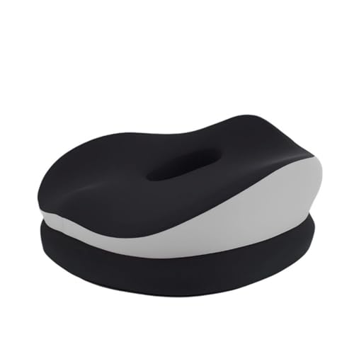 Elnwnnkc Doppelschichten Memory Foam Sitzblock Atmungsfreies Hohlcenter Designs Für Schreibtischstuhl Sofa Bequeme Unterstützung Office Stuhl Kissen von Elnwnnkc