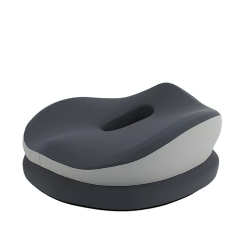 Elnwnnkc Doppelschichten Memory Foam Sitzblock Atmungsfreies Hohlcenter Designs Für Schreibtischstuhl Sofa Bequeme Unterstützung Office Stuhl Kissen von Elnwnnkc