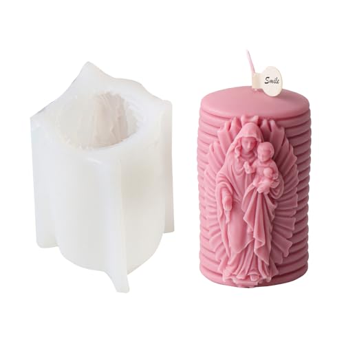 Religiöse Silikonform Schöne Tonverzierungen Formen Statue Formen Silikonkerzenform Perfekt Zum Handwerk von Elnwnnkc
