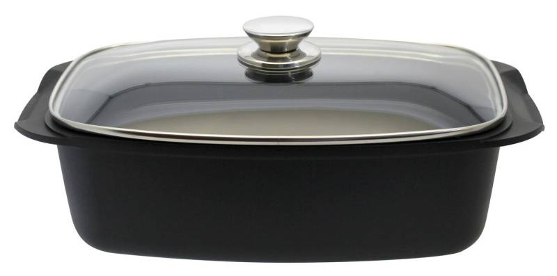 Elo Basic Bräter Universalbräter Quatrorondo, Aluguss 32cm, Aluminiumguss (1-tlg) von Elo Basic