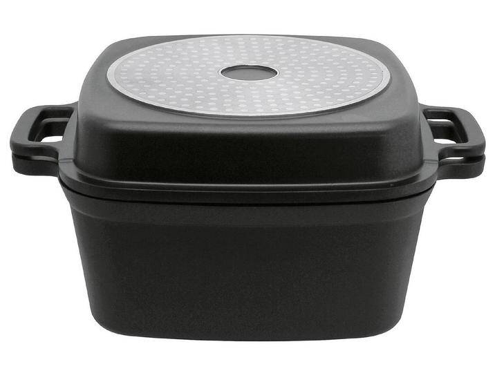 Elo Topf-Set, Aluminium (Set), Aromaknopf, Induktion, backofenfest, schwarz von Elo