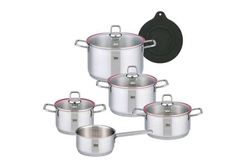 Elo Topf-Set Edelstahl, Kochgeschirr-Set, Premium Töpfe mit Glasdeckel Elo Topf-Set Edelstahl, Kochgeschirr-Set, Premium Töpfe mit Glasdeckel von Elo