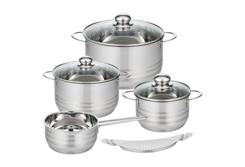 Elo Topf-Set Edelstahl, Kochtopf-Set, 9-teiliges Kochgeschirr Elo Topf-Set Edelstahl, Kochtopf-Set, 9-teiliges Kochgeschirr von Elo