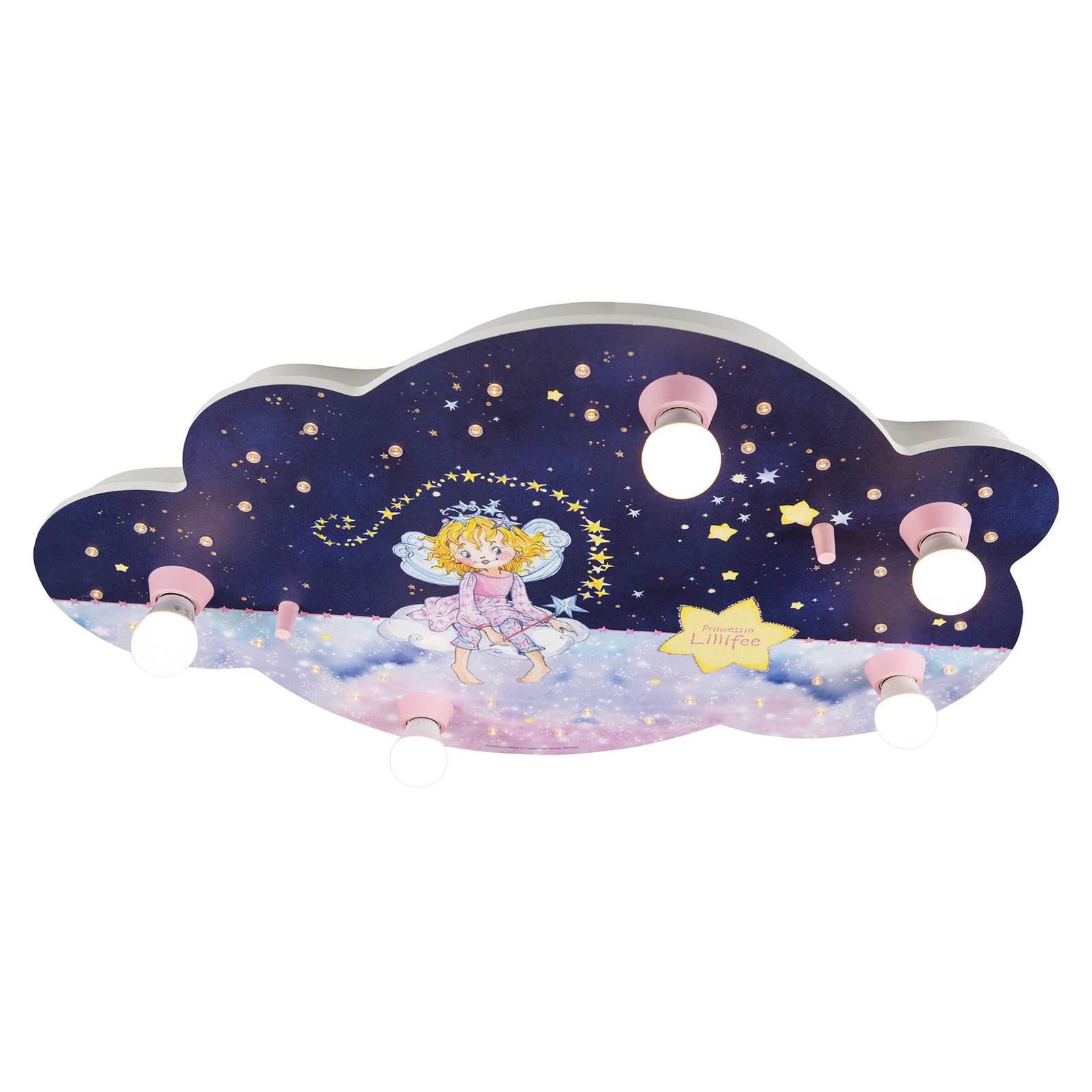 Deckenleuchte Bildwolke Lillifee Sternenzauber von Elobra