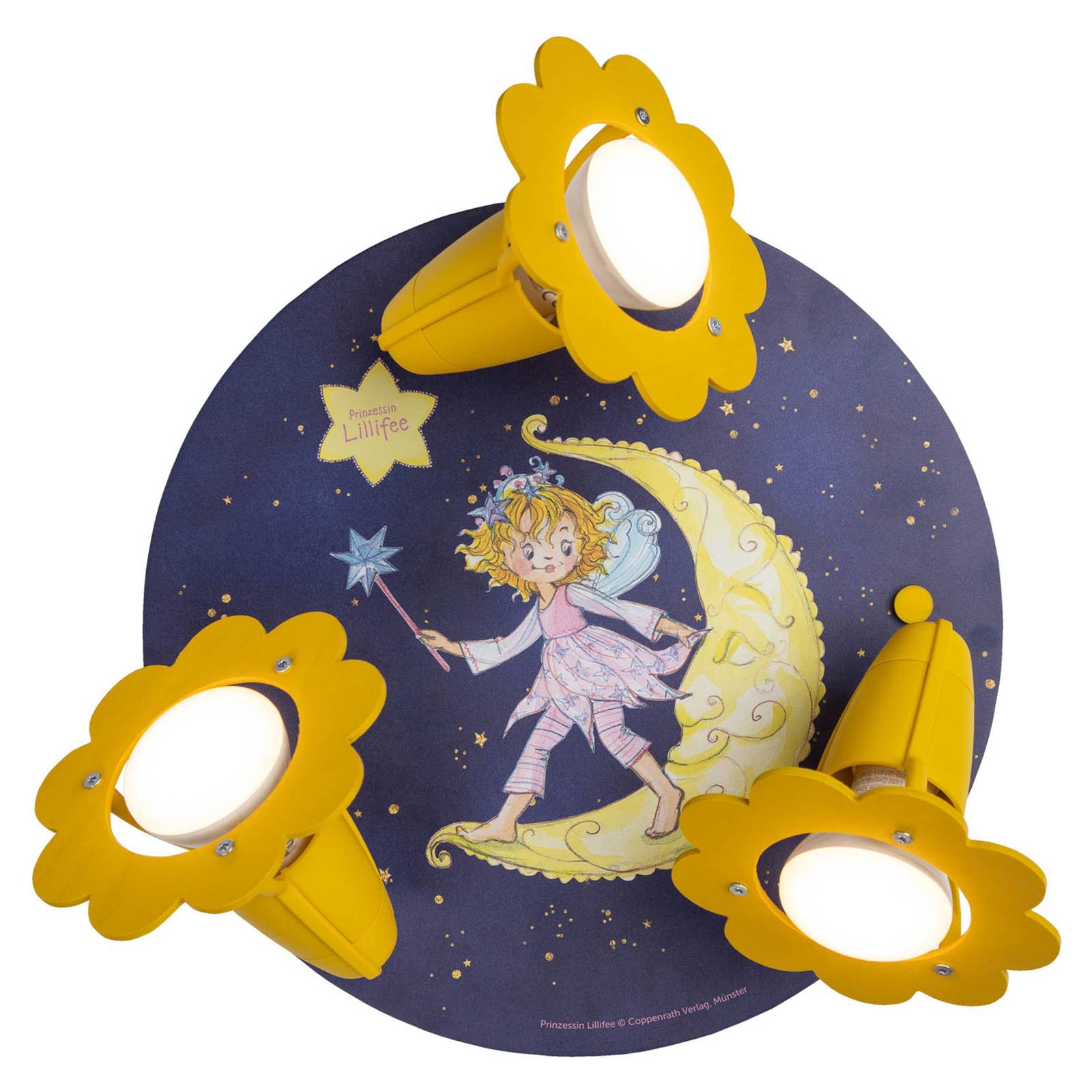Deckenleuchte Prinzessin Lillifee Nachthimmel 3fl. von Elobra