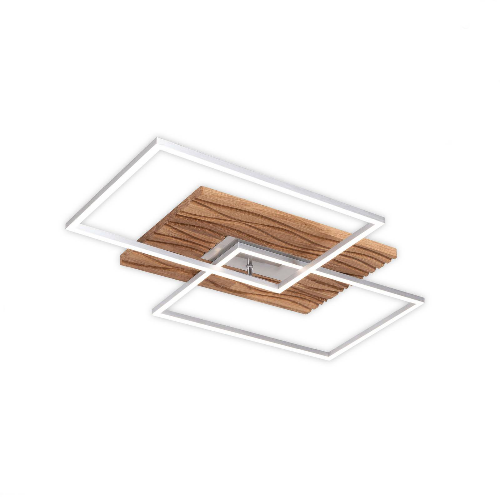 LED-Deckenleuchte Atacama S, eiche/Metall, Holz LED-Deckenleuchte Atacama S, eiche/Metall, Holz von Elobra