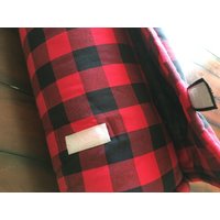 Geschlecht Neutral Freundlicher Nap Mat, Schlafen Tagespflege Matte, Gebaut in Schwarz Minky Decke Und Kissen, Buffalo Plaid, Rot-Schwarz Geschlecht Neutral Freundlicher Nap Mat, Schlafen Tagespflege Matte, Gebaut in Schwarz Minky Decke Und Kissen, Buffalo Plaid, Rot-Schwarz von ElonkaNichole