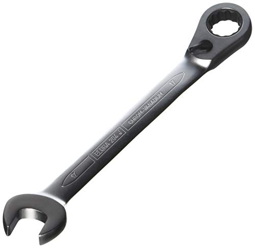 Elora 204000173000 Maulschlüssel mit Hebel-Ringratsche 204-J 17mm von Elora