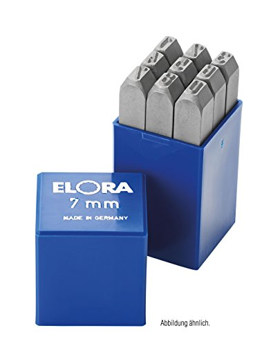 Elora Schlagziffern-Satz, 9-teilig, 400Z-5 mm, 0400000050000 von Elora
