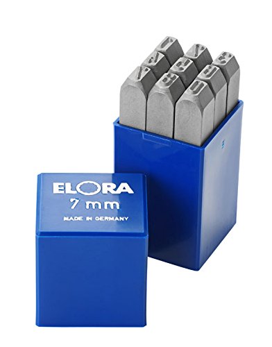 Elora Schlagziffern-Satz, 9-teilig, 400Z-6 mm, 0400000060000 von Elora