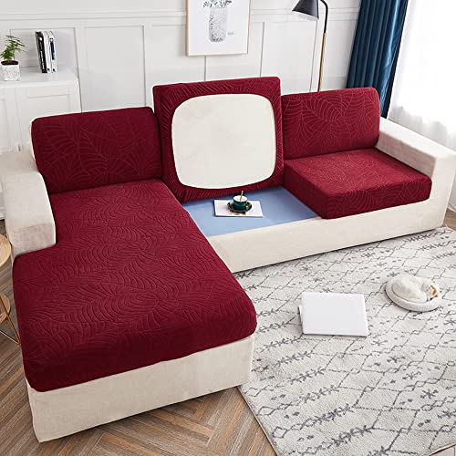Elover Sofasitzbezug - Wasserdichter, Elastischer Sitzbezug Rutschfest Mit Dreidimensionalem Muster von Elover