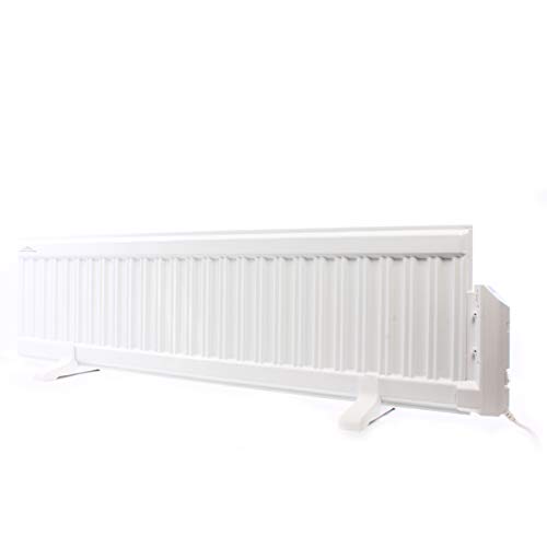 Paneelheizkörper Elektroheizung Ölradiator Flächenheizkörper Wandheizung Inkl.Standfüßen energiesparend Premium LCD mit Radiator NEU 600W 114 cm x 30 cm von Elpe